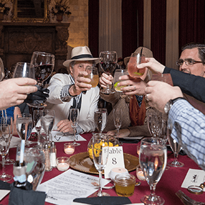 New Jersey Murder Mystery guests raise glasses