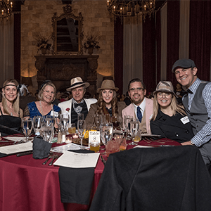 New Jersey Murder Mystery party guests at the table
